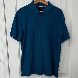 Boss Men's Deep Blue Polo Shirt
